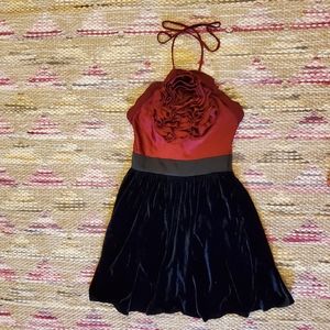 Xoxo Rose Velvet dress size 3